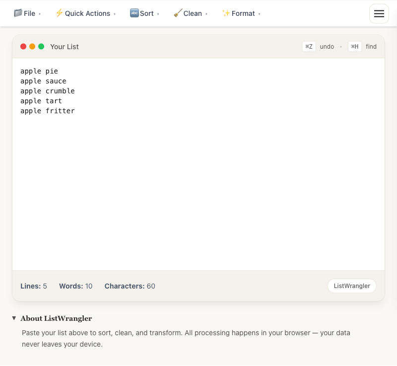 Step 4: View your filtered results